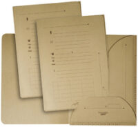 Oxford TOUAREG Chemise 2 rabats, A4, en kraft, brun