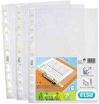 Oxford Pochettes perforées, 170 x 220 mm, perforé 9 trous