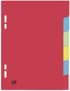 Oxford Intercalaires neutres, 170 x 220 mm, 6 touches