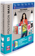 Oxford Classeur personnalisable POLYVISION Maxi, dos: 40 mm