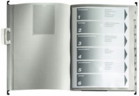 LEITZ Dossier suspendu pour personnel, avec 6 compartiments,