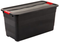 keeeper Boîte de rangement "eckhart", 83 L, graphite/rouge