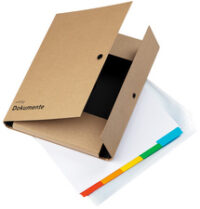 PAGNA Dokumentenmappe, DIN A4, Füllhöhe: 20 mm, Kraftpapier