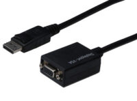 DIGITUS Câble adaptateur, DisplayPort - HD15, 0,15 m, noir