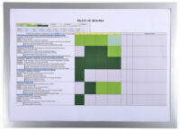 EXACOMPTA Cadre magnétique, A3, argent