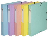 EXACOMPTA Boîte de classement Aquarel, A4, 40 mm, assorti