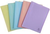EXACOMPTA Protège-documents Chromaline Pastel, 50 pochettes