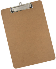 WEDO Porte-bloc, en fibres de bois dur, A4 portrait