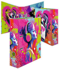 HERMA Classeur à motifs "Music Girl", A4, 70 m