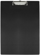 WESTCOTT Porte-bloc à pince, plastifié, A5, noir