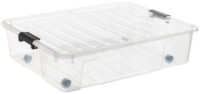plast team  Boîte de rangement HOME BOX BEDROLLER XL, 49 L