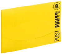 PAGNA Postmappe "Wallet", DIN A4, PP, gelb
