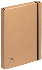 PAGNA Boîte de classement "Pur", A4, carton, naturel
