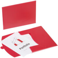 PAGNA Pochette à documents "Wallet", A4, PP, rouge