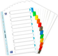 Oxford Intercalaires mensuels Janvier-Décembre, A4