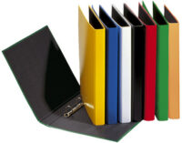 PAGNA Classeur à anneaux "Basic Colours", format A4, bleu,