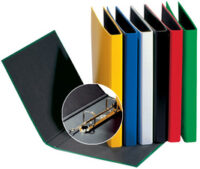 PAGNA Classeur à anneaux "Basic Colours", bleu, format A4,