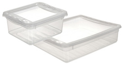 keeeper Boîte de rangement "bea", 11 L, PP, transparent