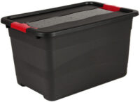keeeper Boîte de rangement "eckhart", 52 L, graphite/rouge