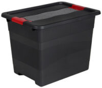 keeeper Boîte de rangement "eckhart", 24 L, graphite/rouge