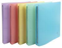 EXACOMPTA Classeur à anneaux Chromaline, 4 anneaux, assorti