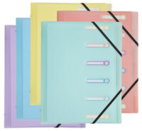 EXACOMPTA Trieur Chromaline, A4, 6 compartiments, assorti