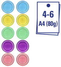 WESTCOTT Aimant, diamètre: 30 mm, set de 10