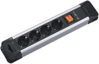 BACHMANN Bloc multiprise CONNECTUS, 4prises, protection pour