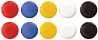 magnetoplan aimants de signalisation 20 mm, assorti