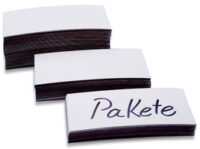 magnetoplan Etiquettes aimantées, 20 x 100 x 0,6 mm, blanc