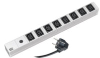 BACHMANN Multiprise 19", 8 ports sans prise mâle