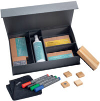 sigel Kit de démarrage pour tableaux magnétiques en verre