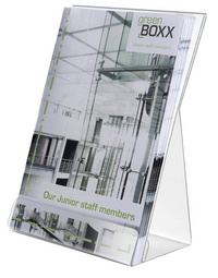 DURABLE Porte-brochures, A5, en polystyrène, transparent