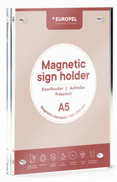 EUROPEL Porte-visuel LUXE, A7 portrait, droit