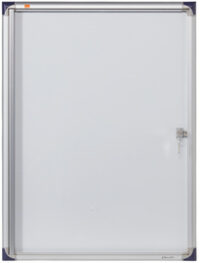 nobo Vitrine, extra plat, fond métal, 2 x format A4