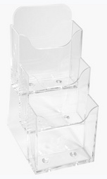 EXACOMPTA Distributeur de prospectus, DL portrait, cristal