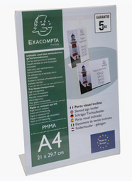 EXACOMPTA Porte-visuel, A5 portrait, incliné