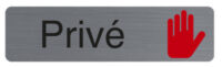 EXACOMPTA Plaque de signalisation "Privé
