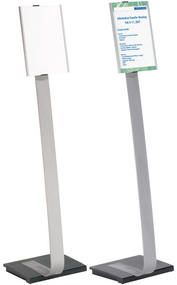 DURABLE Support d'information INFO SIGN stand, A4, aluminium