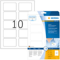 HERMA Etiquettes-badges SPECIAL, 80,0 x 50,0 mm, blanc