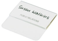 DURABLE Porte-badge, avec languette, 75 x 40 mm