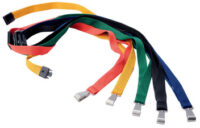 DURABLE Lacet textile SOFT COLOURS, jaune