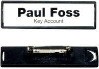 DURABLE Porte-badge Clip-Card avec épingle, 67 x 17 mm