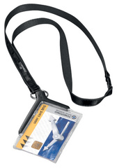 DURABLE Porte-badge CARD HOLDER DELUXE, avec porte-carte