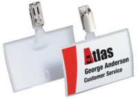 DURABLE Porte-badge Click Fold, avec clip, 90 x 54 mm