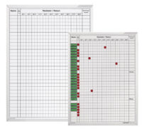 magnetoplan Tableau planning pour absence et présence,