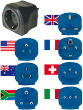 brennenstuhl Jeu de fiches secteur avec 7 prises