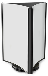 deflecto Porte-visuel, rotatif, 3 faces, A6