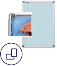 FRANKEN Cadre porte-affiches A1, largeur du cadre: 25 mm