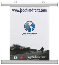FRANKEN Profilé clipsable pour affiche, aluminium, argent
